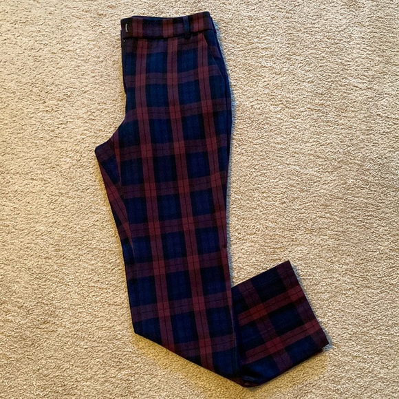 Philosophy Pants - Philosophy Plaid Ankle Pants